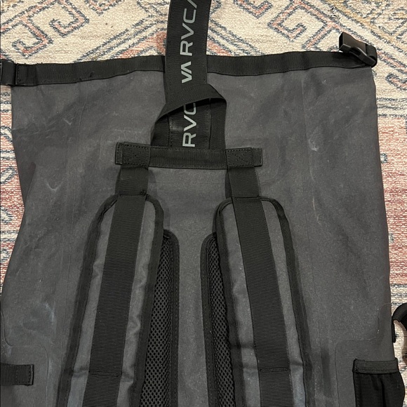 RVCA Charcoal Roll-Top Backpack - Picture 6 of 8